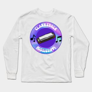 Clarksdale Mississippi Blues Long Sleeve T-Shirt